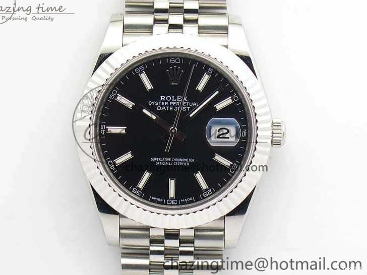 MiroTime 0218 SmartChoice DateJust II 40mm BP Maker Best Edition Black Dial On New Version Jubilee Bracelet A 3538